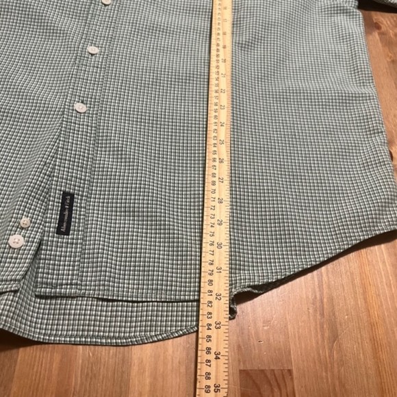Abercrombie & Fitch Mens Green Gingham Checkered LS Button Down Shirt Sz XL - Picture 11 of 11